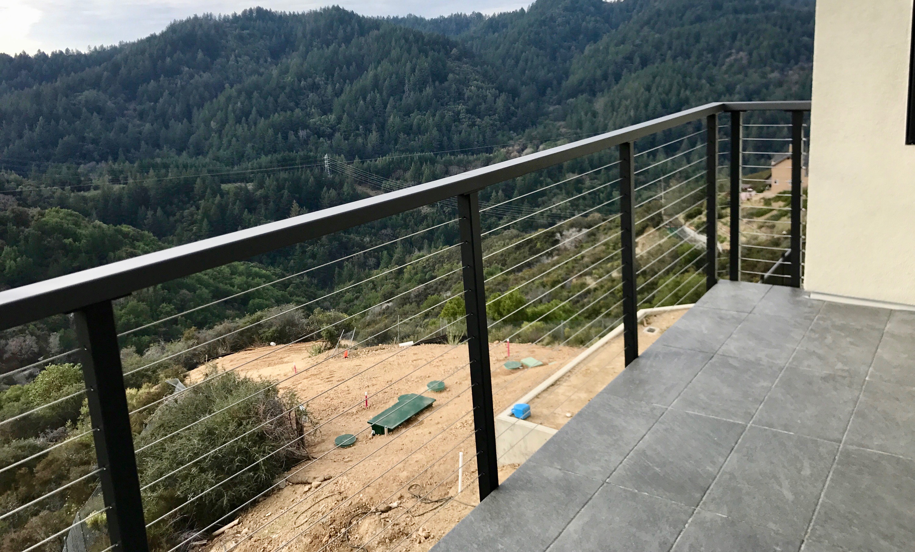 modern railing, cable railings, cable railing contractors