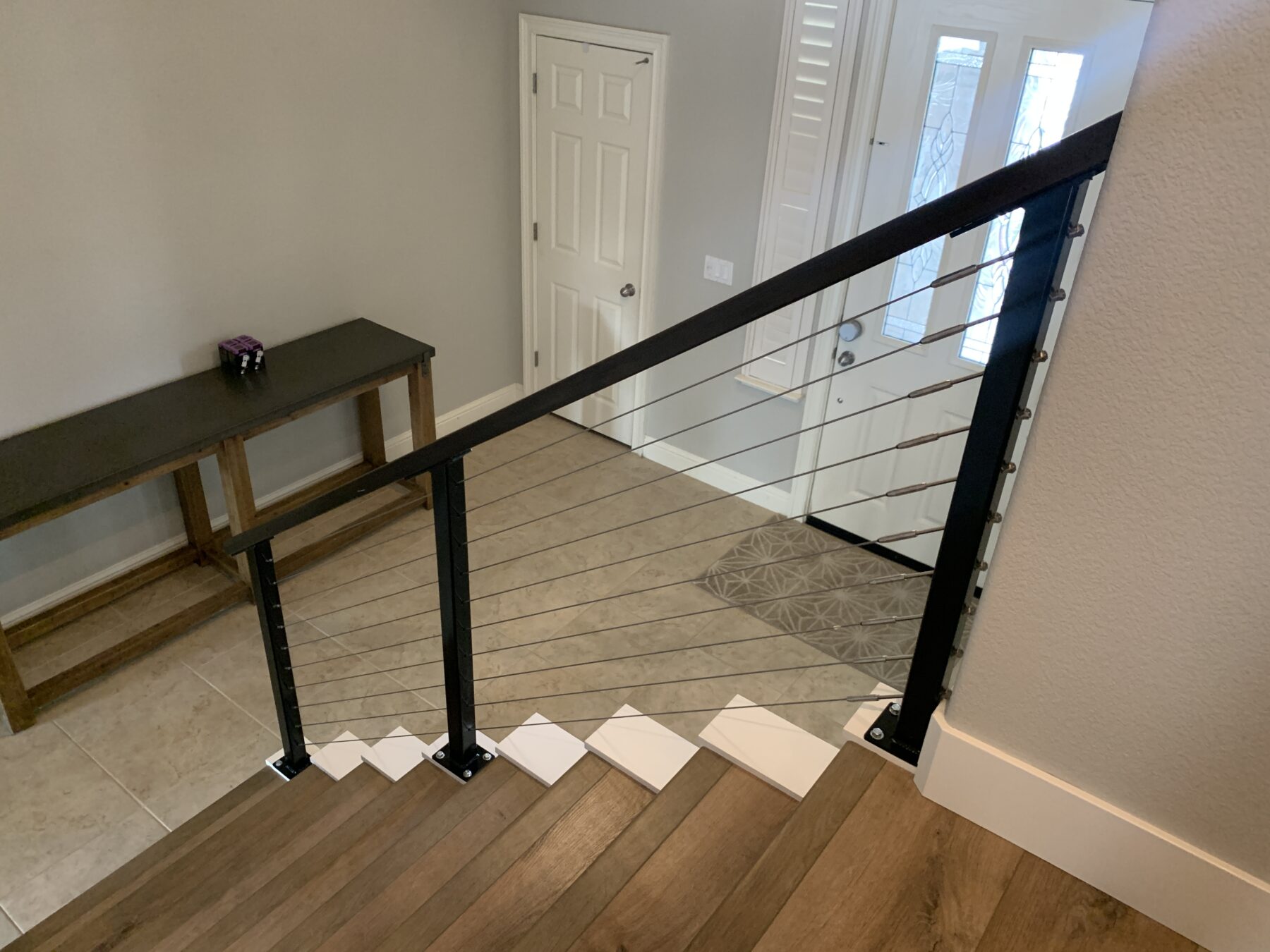 Black Interior Stair Rail